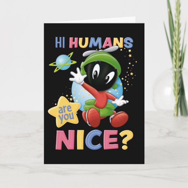 Baby MARVIN THE MARTIAN™| Hi Humans Card (Front)