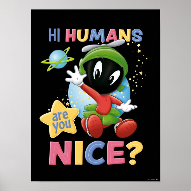 Baby MARVIN THE MARTIAN™| Hi Humans Poster (Front)