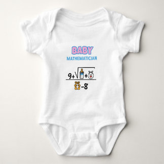 Baby Mathematician Baby Bodysuit