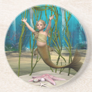 Baby Mermaid Coaster