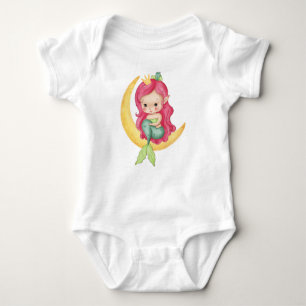 Baby Mermaid One Piece Outfit Baby Bodysuit