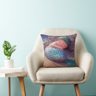 Baby Mermaid's Repose- Cushion