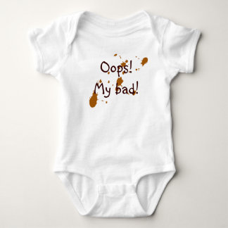 Baby mess "MY BAD!" Bodysuit