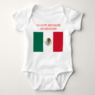 Baby Mexican Pride Baby Bodysuit
