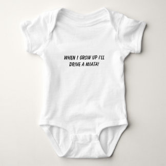 Baby Miata outfit "When I Grow Up... Miata" Bodysuit
