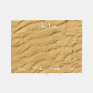 Baby Milestone Fleece Blanket