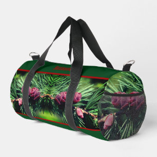 Baby Miniature Pine Cones Personalised Duffle Bag