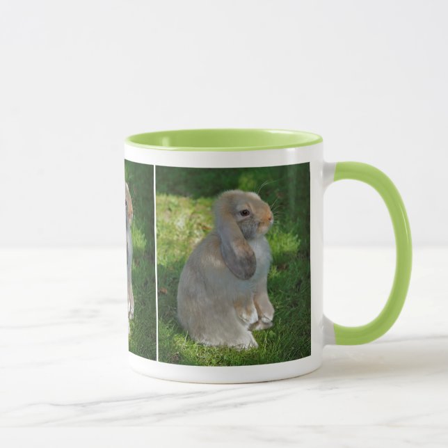 Baby Minilop Rabbit Mug (Right)