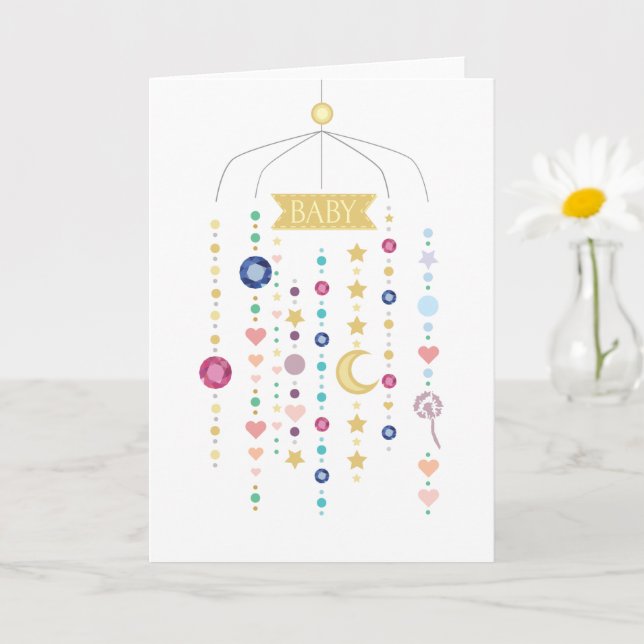 Baby Mobile Card (Small Plant)