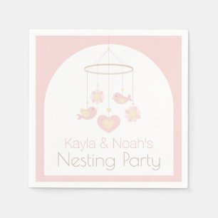 Baby Mobile Nesting Party Napkin