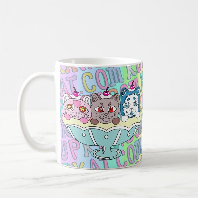 Baby Momo, Coco and Biru Coffee Mug (Left)