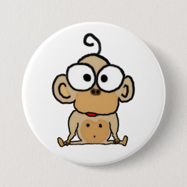 Baby Monkey Button (Front)