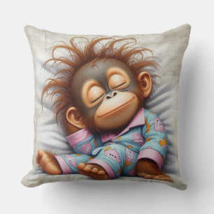 Baby monkey cushion