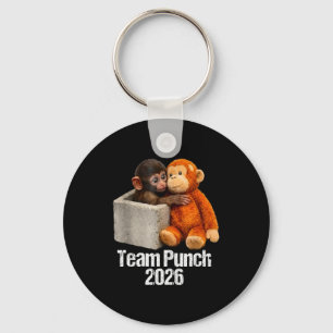 Baby monkey cute monkey team punch 2026 zoo key ring