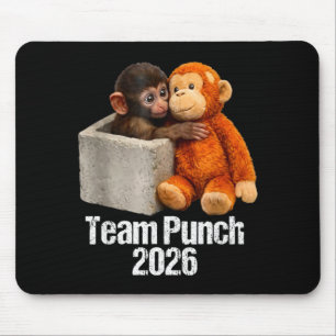 Baby monkey cute monkey team punch 2026 zoo mouse pad