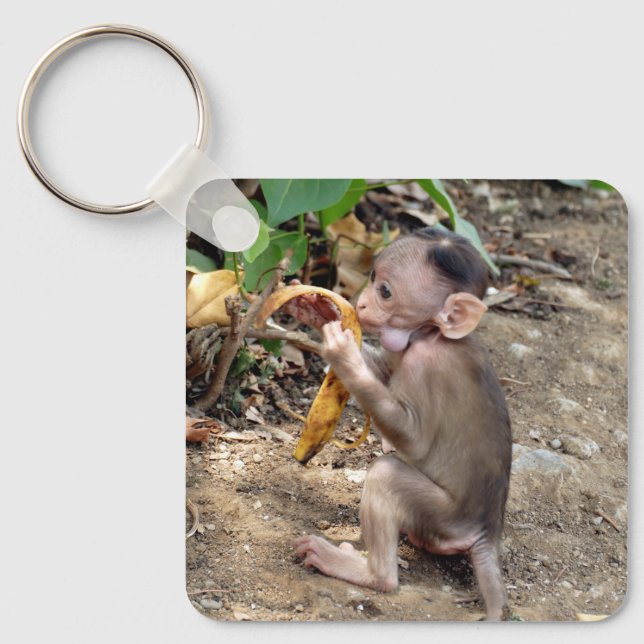 Baby Monkey Key Ring (Front)