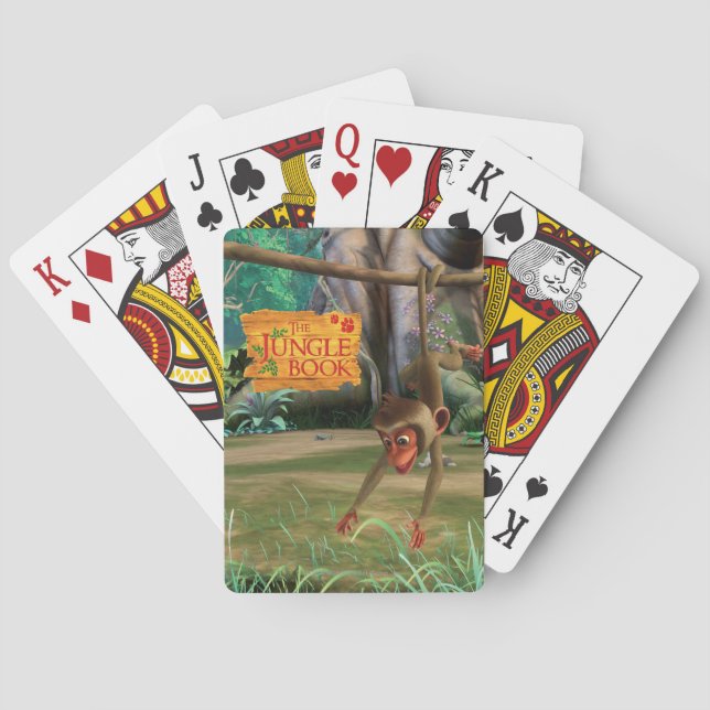 Baby Monkey Playing Cards (Back)