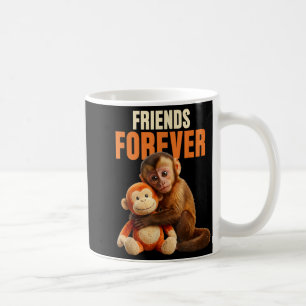 Baby monkey punch friends forever coffee mug