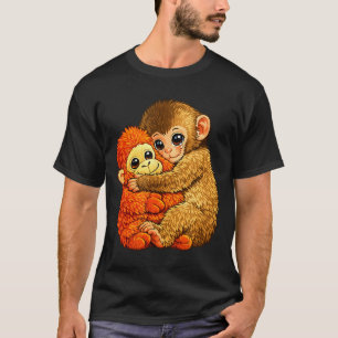 Baby monkey punch - funny monkey plush toy meme T-Shirt