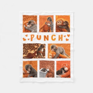 Baby Monkey Punch Mama Monkey Stuff Hugs Kids Men Fleece Blanket