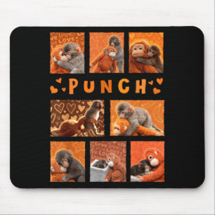 Baby Monkey Punch Mama Monkey Stuff Hugs Kids Men Mouse Pad