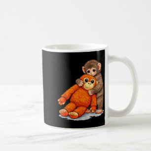 Baby monkey punch meme coffee mug