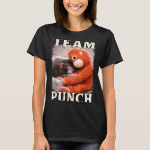 Baby monkey punch meme team punch trend meme T-Shirt