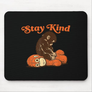 Baby monkey punch stay kind plush toy cute trendy mouse pad
