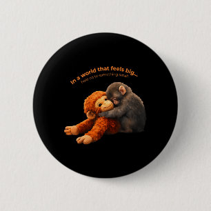 Baby Monkey Punch Team Punch Hold On to Something 6 Cm Round Badge