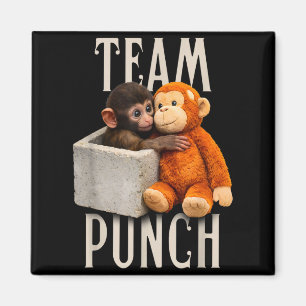 Baby monkey punch team punch  magnet