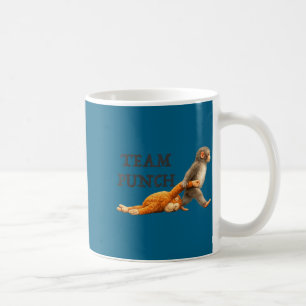 Baby monkey team punch funny monkey meme Baby monk Coffee Mug