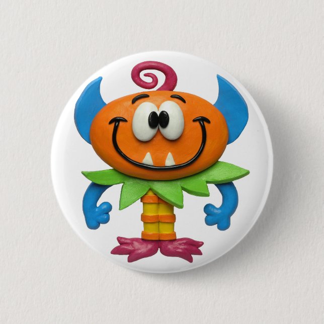 Baby Monster 6 Cm Round Badge (Front)