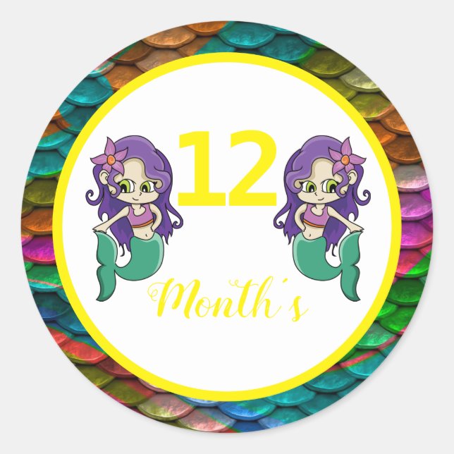 Baby Month Stickers (Front)