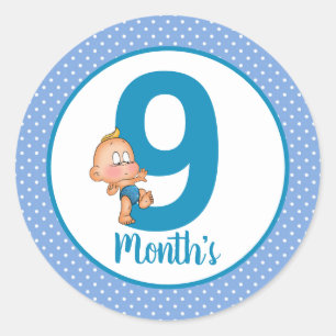 Baby Month Stickers