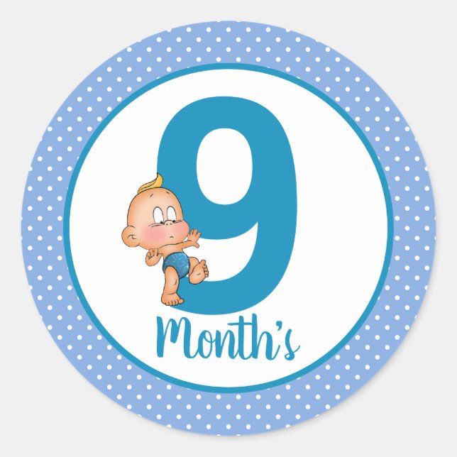 Baby Month Stickers (Front)
