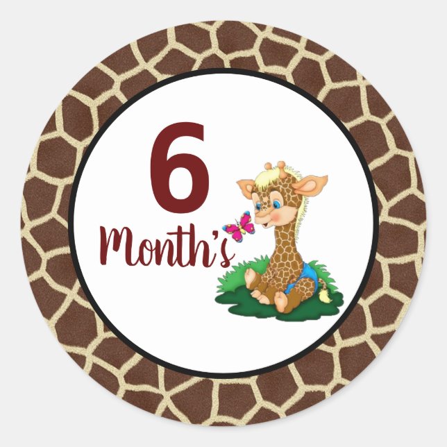Baby Month Stickers (Front)