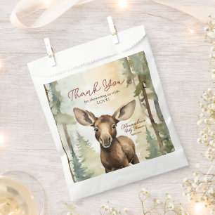 Baby Moose Gender Neutral Baby Shower Favour Bag