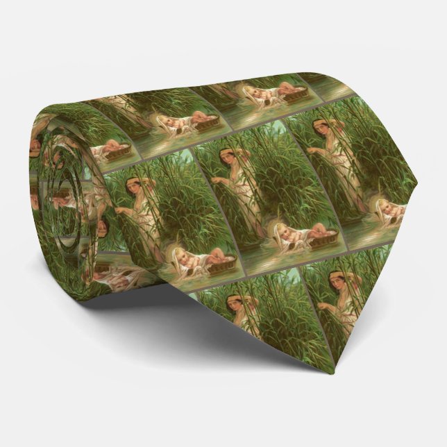 Baby Moses And The River Nile Tie (Rolled)