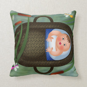 Baby Moses Passover Cartoon Cushion