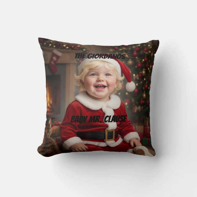 Baby Mr. and Mrs. Clause  Cushion (Front)