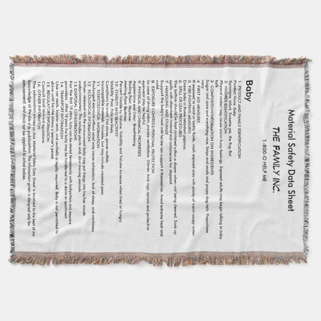 Baby MSDS blanket (Front)