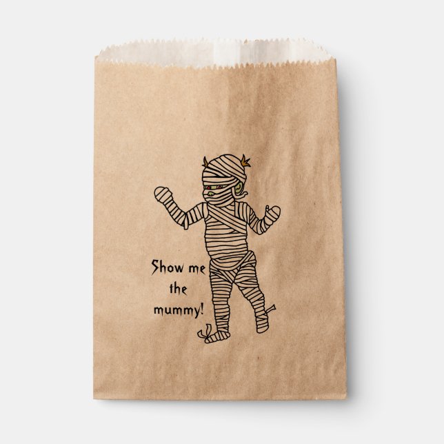 Baby mummy favour bag (Front)