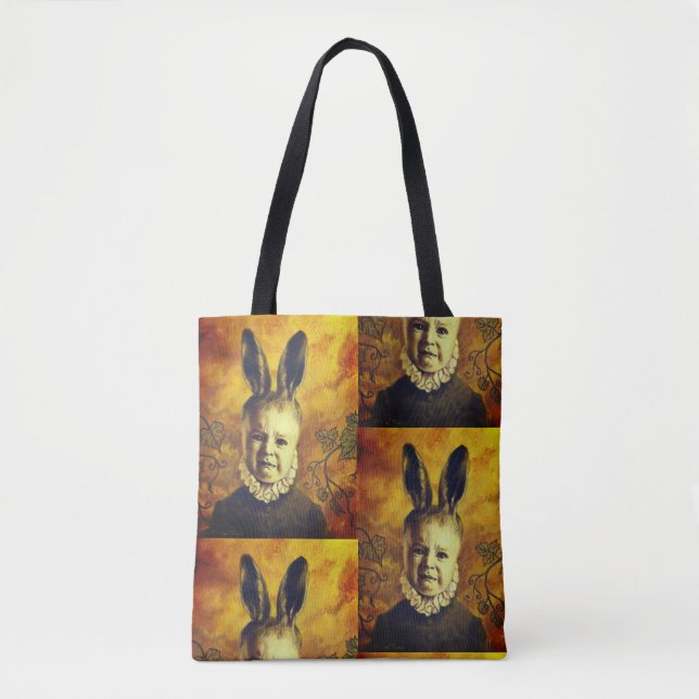 Baby Mutant Bunny All Over Print Tote Bag (Front)