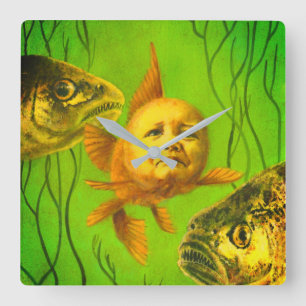 Baby Mutant Goldfish Clock