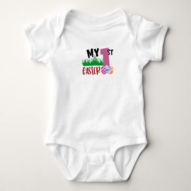 Baby My First Easter Bodysuit (Front)