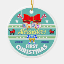 Baby Name First Christmas Unisex