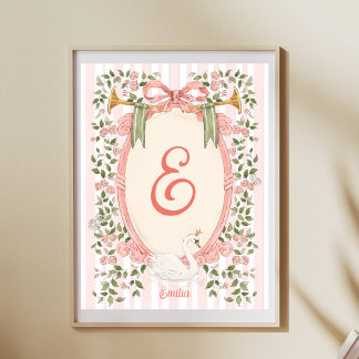 Baby Name- Nursery Decor - Swan Princess