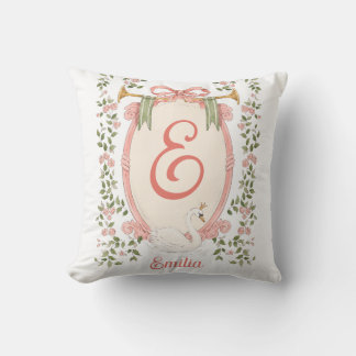 Baby Name - Princess Swan Pillow