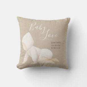 Baby Name Script Baby Love Keepsake Cushion