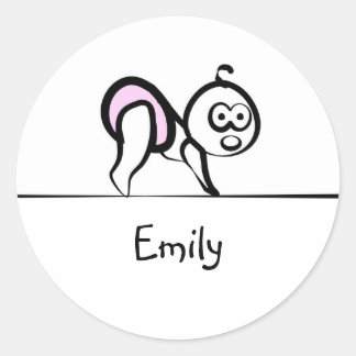 Baby Name Sticker - Little Lady